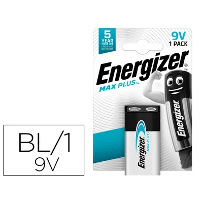 ENERGIZER Pila Energizer Alcalina Max Plus 9V Blister de 1 Unidad