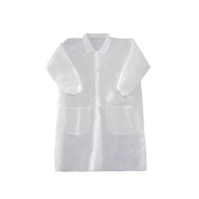 SAFETOP Bata de Laboratorio Safetop Lab-coat Polipropileno Blanco 67X104 CM Talla L