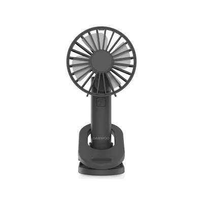DAEWOO Ventilador de Mano Daewoo High Power 5W 3 Velocidades Recargable Usb-c Color Negro
