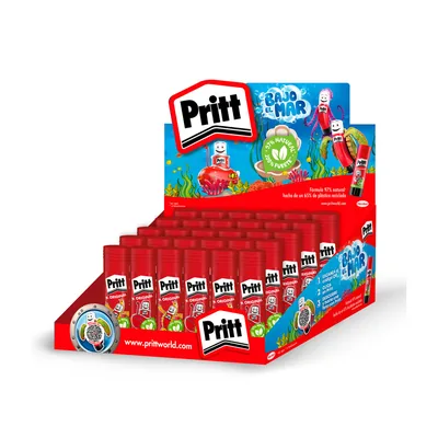 PRITT Pegamento Pritt en Barra 43 G Vac 2026 Expositor de 30 Unidades