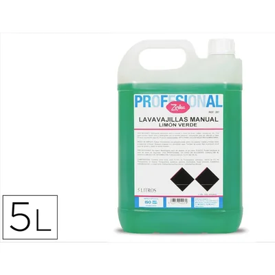 ZORKA Lavavajillas Manual Zorka Limon Verde Garrafa 5 Litros