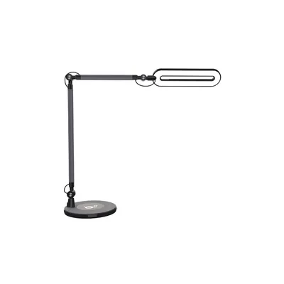 MAUL Lampara de Escritorio Maul Led 3 Niveles Intensidad Luz Cabezal y Brazo Inclinable con Carga Inductiva Qi Color