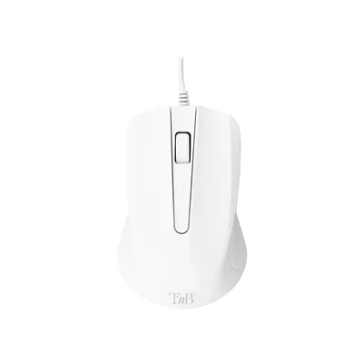 TNB Raton Tnb Shark Optico 1000 Dpi Mac/pc/linux con Cable Usb-a Color Blanco