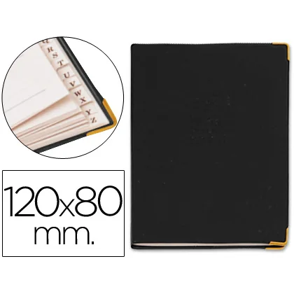 Listin Telefonico Q-Connect Tapa Flexible con Cantonera Dorada 120X80 MM