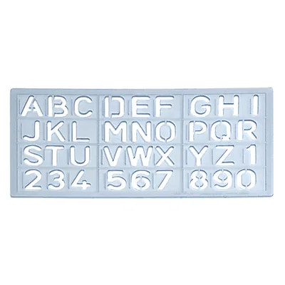 CSP Plantilla Rotulacion 1585 Letras y Numeros de 15 MM