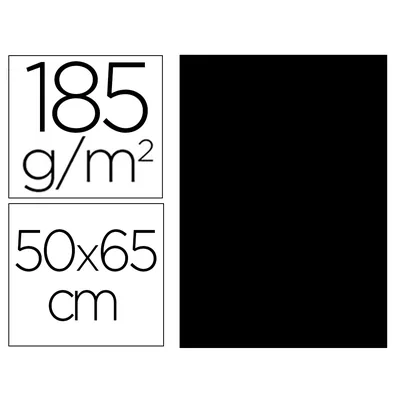GUARRO Cartulina Guarro Negra 50X65 CM 185 GR