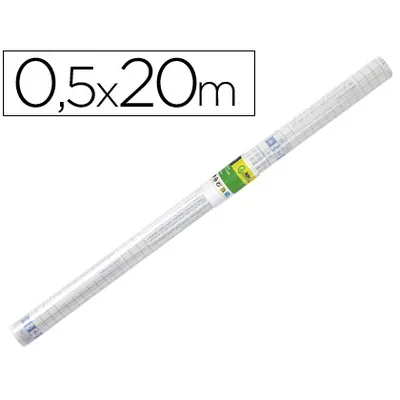 PLA Rollo Plastico Adhesivo Liderpapel 0.50X20 M 80 Mc Removible