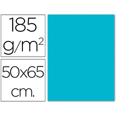 GUARRO Cartulina Guarro Azul Turquesa 50X65 CM 185 GR