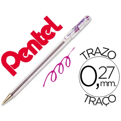 PENTEL Boligrafo Pentel BK-77 V Violeta