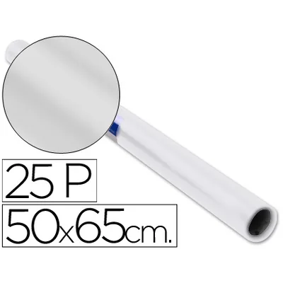 SADIPAL Papel Charol Blanco Rollo 25 Hojas de 50X65 CM