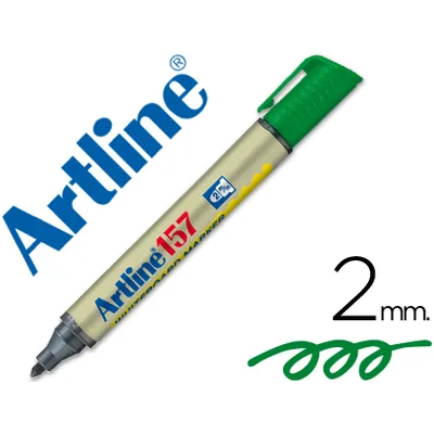 ARTLINE Rotulador Artline Pizarra EK-157 Verde Punta Redonda 2 MM