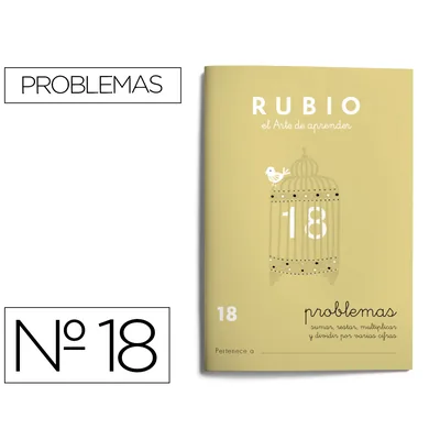 RUBIO Cuaderno Rubio Problemas Nº 18