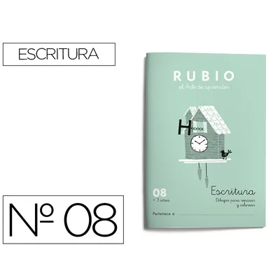 RUBIO Cuaderno Rubio Caligrafia Nº 08