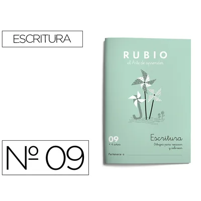 RUBIO Cuaderno Rubio Caligrafia Nº 09