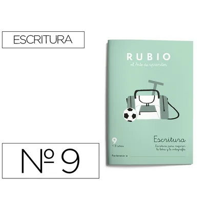 RUBIO Cuaderno Rubio Caligrafia Nº 9