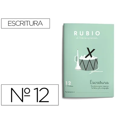 RUBIO Cuaderno Rubio Caligrafia Nº 12