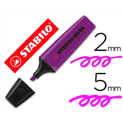 STABILO Rotulador Stabilo Boss Fluorescente 70 Lavanda