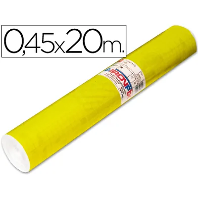 AIRONFIX Rollo Adhesivo Aironfix Unicolor Amarillo Brillo 67007 Rollo de 20 M