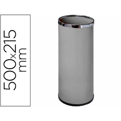 SIE Paraguero Metalico 301 Gris Aros Cromado 50X21,5 CM