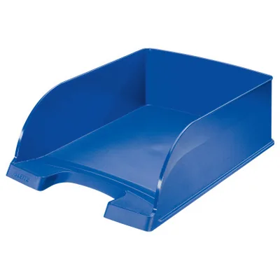 LEITZ Bandeja Sobremesa Leitz Plus Jumbo Opaca Color Azul 255X357X103 MM