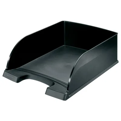 LEITZ Bandeja Sobremesa Leitz Plus Jumbo Opaca Color Negro 257X357X103 MM
