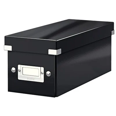 LEITZ Fichero CD Leitz Click&store Carton Plastificado Capacidad 30 CD Color Negro 143X147X352 MM