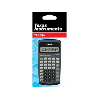 TEXAS INSTRUMENTS Calculadora Texas Instruments TI-30XA Cientifica 1 Linea 10 Digitos
