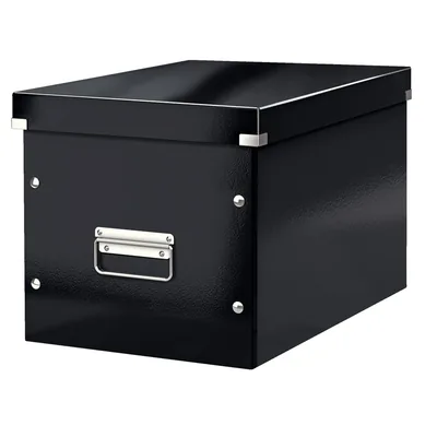 LEITZ Caja Almacenamiento Leitz Click & Store Cubica Grande Color Negro 320X360X310 MM