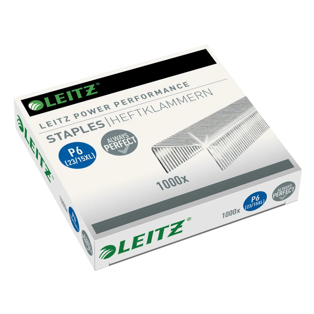 Grapas Leitz 23/15 Xl Galvanizada Caja de 1000 Unidades