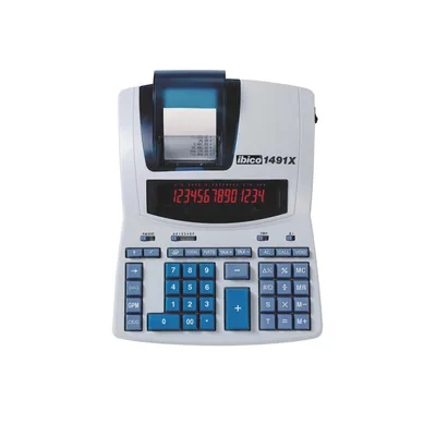 IBICO Calculadora Ibico 1491X Impresora Pantalla Lcd Papel 57 MM 14 Digitos