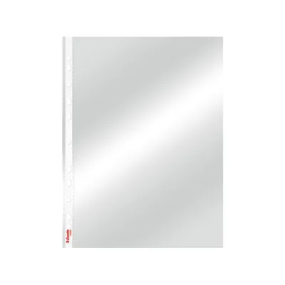 ESSELTE Funda Multitaladro Esselte DIN A4 Polipropileno Cristal con Refuerzo Bolsa de 100 Unidades
