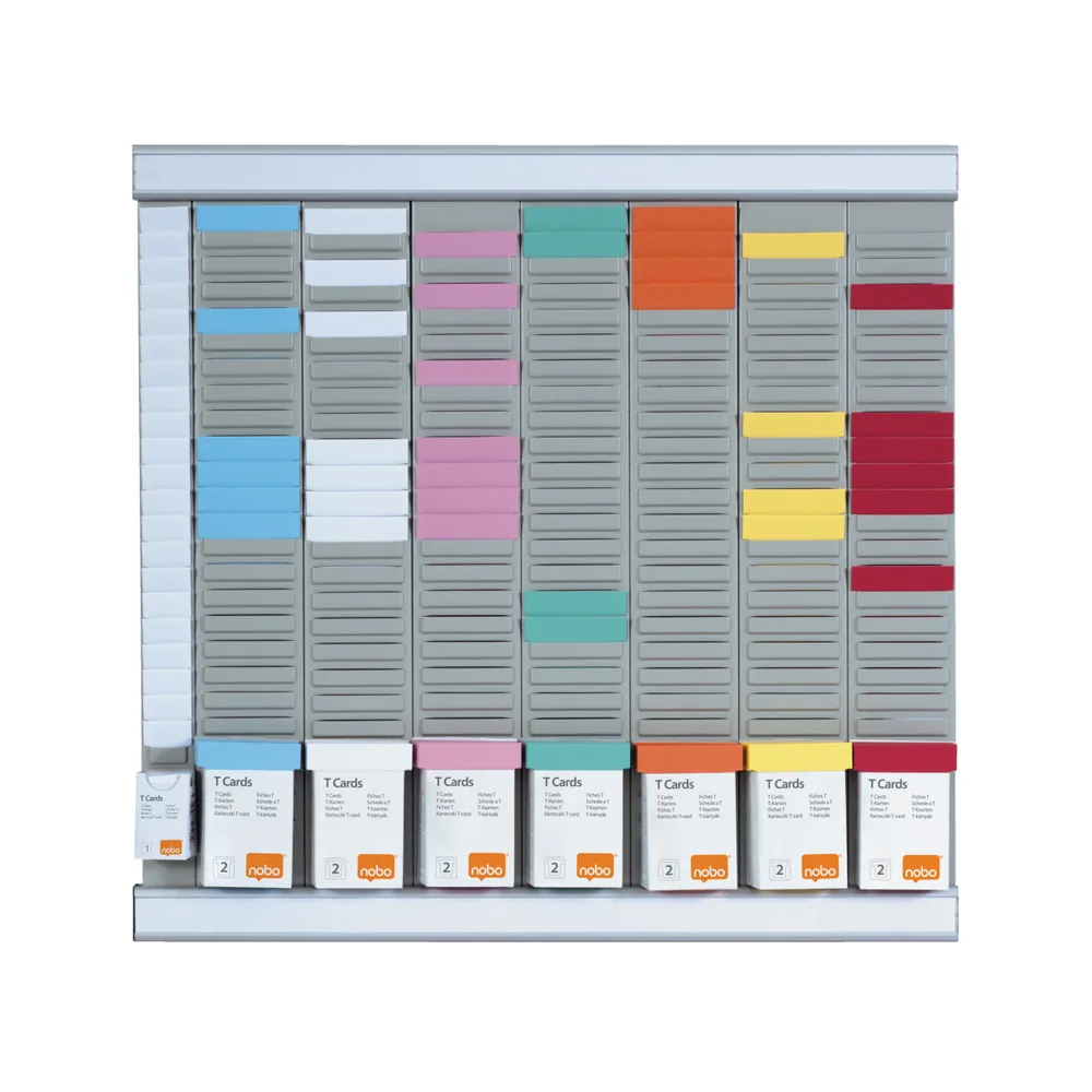 Kit Planning Nobo de Fichas T Indice 7 Columnas 24 Ranuras