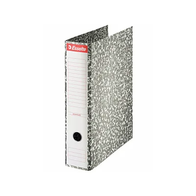 ESSELTE Archivador de Palanca Esselte Carton Jaspeado Folio Lomo 75 MM Color Gris