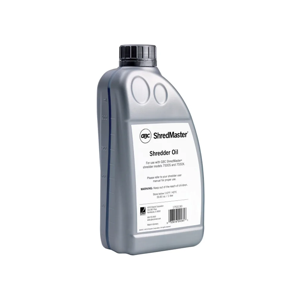 Aceite Lubricante Rexel para Destructora de Documentos Serie 7000 Bote de 1 L