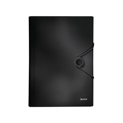LEITZ Carpeta Clasificadora Leitz Solid DIN A4 Polipropileno 6 Separadores + 1 Extra Color Negro
