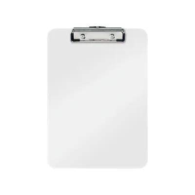 LEITZ Carpeta Leitz Wow Plastico Rigido DIN A4 con Pinza Superior Color Blanco