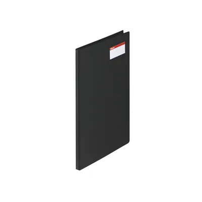 ESSELTE Carpeta Esselte Miniclips con Tapa Plastico Tarjetero y Bolsa Interior DIN A4+ Color Negro