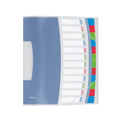 ESSELTE Carpeta Clasificadora Esselte Vivida DIN A4 12 Departamentos Indice Multicolor Translucida