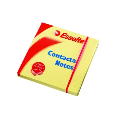 ESSELTE Bloc de Notas Adhesivas Quita y Pon Esselte 75X75 MM con 100 Hojas