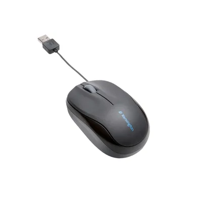 KENSINGTON Raton Kensington Optico Pro Fit 3 Botones 1000 Dpi con Cable Retractilcolor Negro
