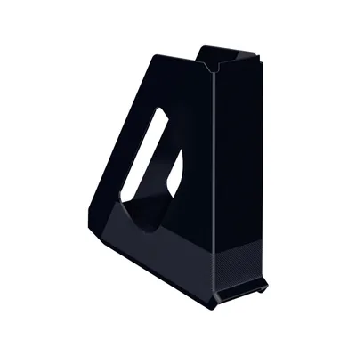 ESSELTE Revistero Esselte Europost Plastico Color Negro Vivida 72X256X260 MM