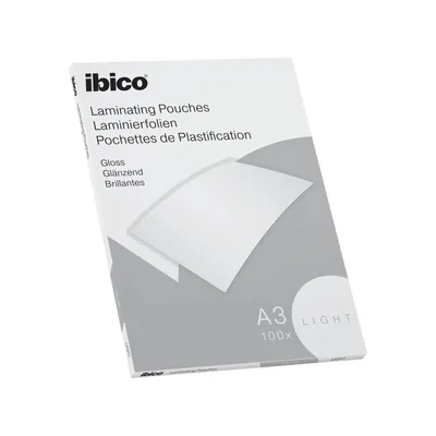 IBICO Bolsa de Plastificar Ibico DIN A3 Light Caja de 100 Unidades
