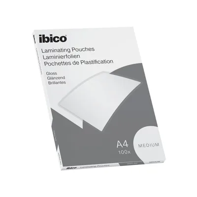 IBICO Bolsa de Plastificar Ibico DIN A4 Medium Caja de 100 Unidades