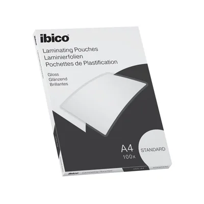 IBICO Bolsa de Plastificar Ibico DIN A4 Standard Caja de 100 Unidades