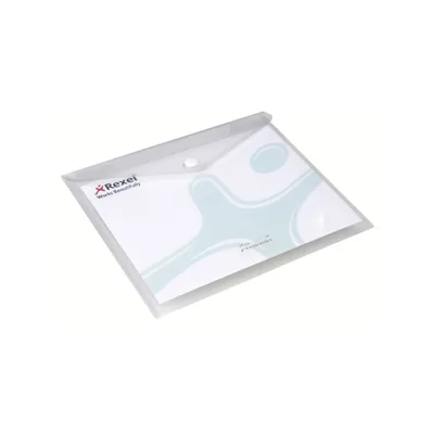 REXEL Carpeta Rexel Ice Portadocumentos Broche DIN A5 Polipropileno Transparente