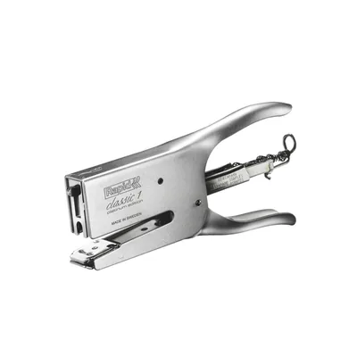 RAPID Grapadora Rapid de Tenaza K1 Classic Cromada Capacidad 50 Hojas Usa Grapas 24/6 y 24/8