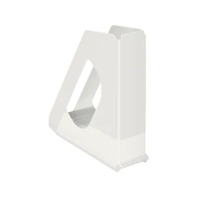 ESSELTE Revistero Esselte Europost Plastico Opaco Blanco Vivida 72X256X260 MM