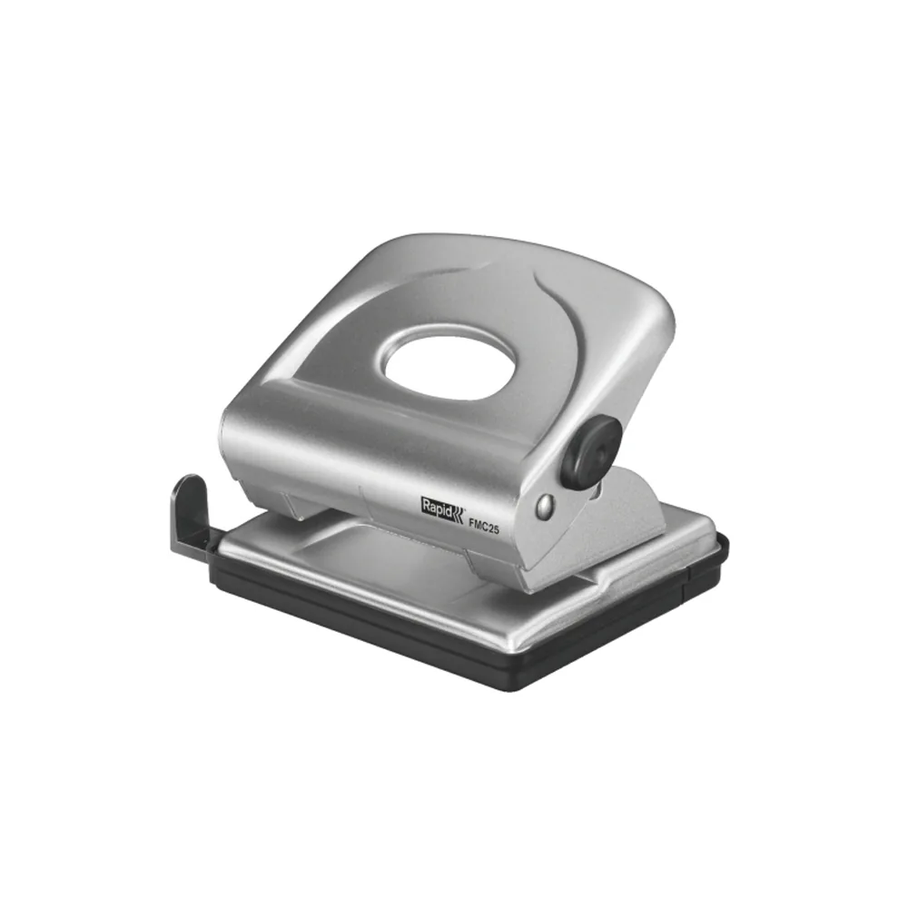 Taladrador Rapid FMC25 Metalico Color Plata Capacidad 25 Hojas