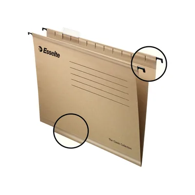 ESSELTE Carpeta Colgante Esselte Pendaflex Kraft DIN A4 320X245X315 MM Caja de 50 Unidades