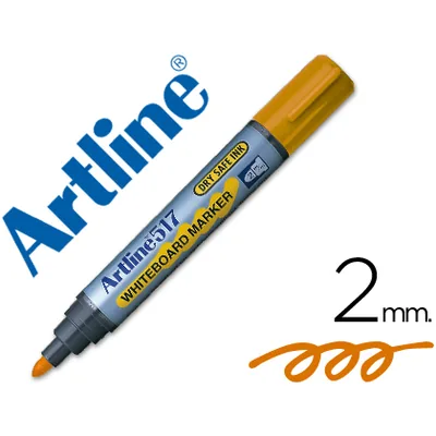 ARTLINE Rotulador Artline Pizarra EK-517 Naranja Punta Redonda 2 MM Tinta de Bajo Olor